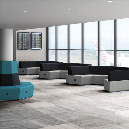 Fifteen 3 Seat High Back Soft Seating