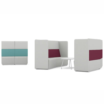 Fifteen 3 Seat High Back Soft Seating