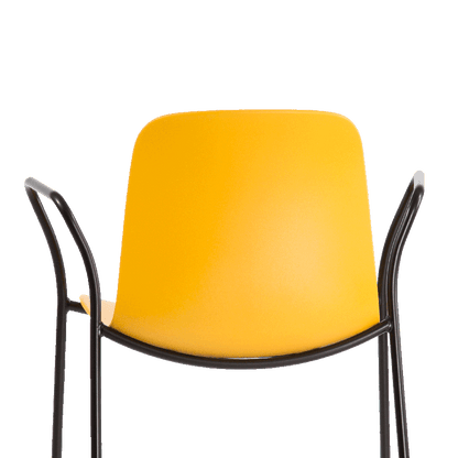 Flux 4 Leg Stacking Chair with Arms