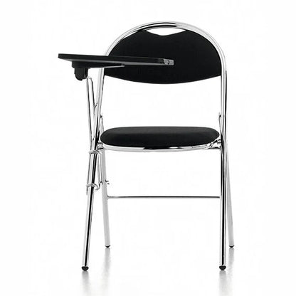 Milan High Back Black Vinyl Chrome Frame Folding Visitor Chair