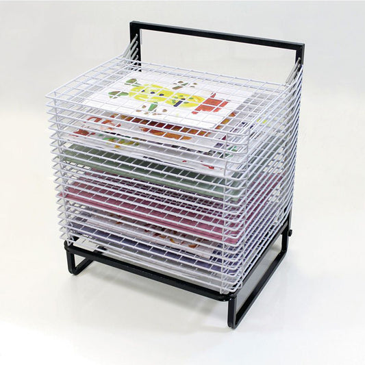 Free Standing Spring Loaded Drying Rack 20 Shelf