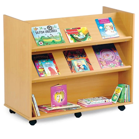 Calypso Library Unit with 2 Angled Shelves