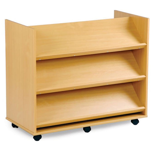 Calypso Library Unit with 3 Angled Shelves