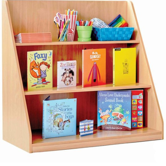 Library Book Unit with 3 Fixed Shelves