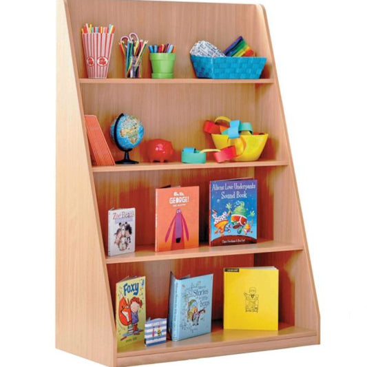 Library Book Unit with 4 Fixed Shelves