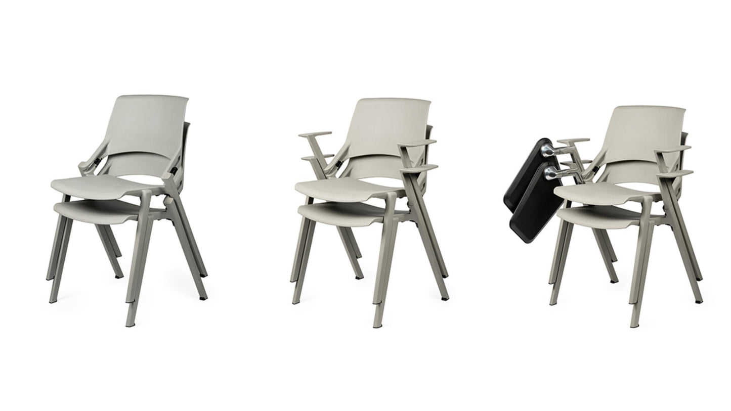 Myke Stacking Chair With Arms