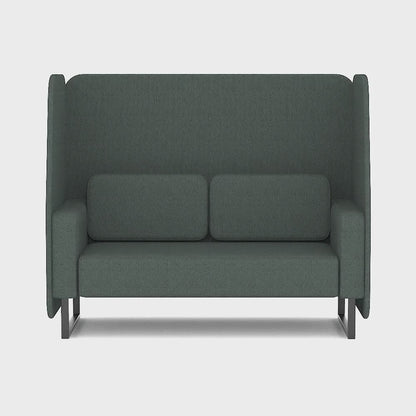 Brixworth Open Booth in Single Tone - 2 Seater