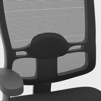 Portland II Medium Mesh Back Task Operator Office Chair with Arms