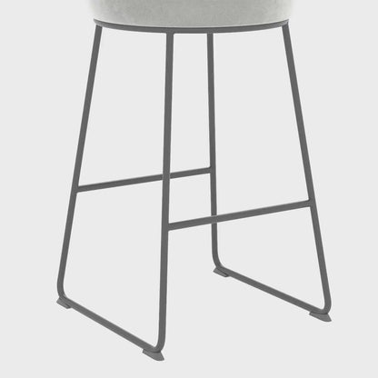 Turin Black Frame Stool