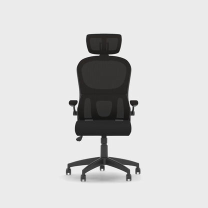 Iris Task Operator Mesh Back Fabric Seat With Headrest
