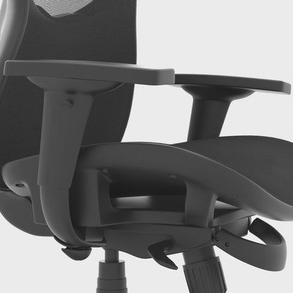 Stealth Shadow High Mesh Back Ergonomic Posture Chair with Arms