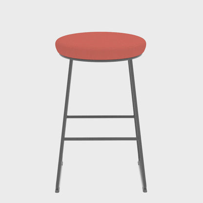 Turin Black Frame Stool