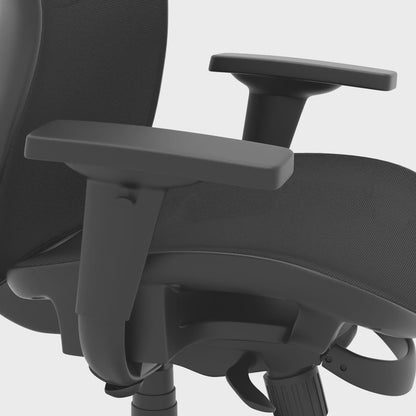 Stealth Shadow High Mesh Back Ergonomic Posture Chair with Arms