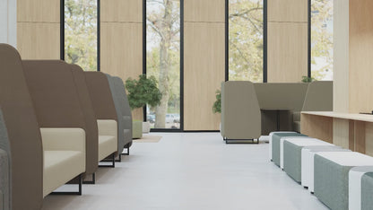 Harlestone Curved Stool in Single Tone - 90 or 180 degree curves