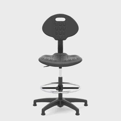Malaga Polyurethane Medium Back Hi Rise Draughtsman Task Operator Office Chair