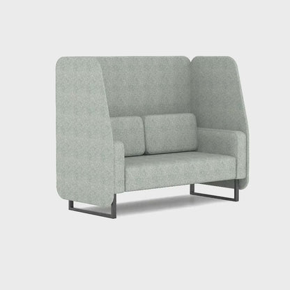 Brixworth Open Booth in Single Tone - 2 Seater