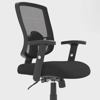 Portland II Medium Mesh Back Task Operator Office Chair with Arms