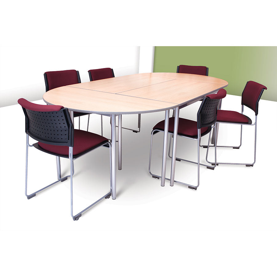 Cogent Classroom Table 1200x600 Semi Circular MDF Edge