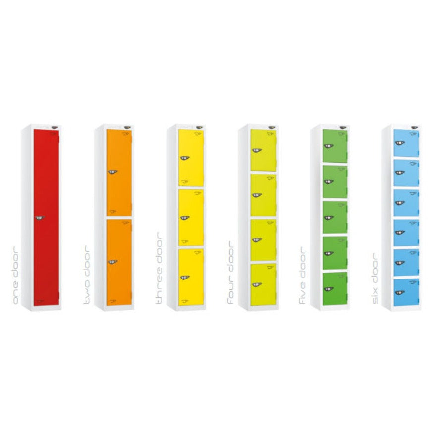 Pure Prime 5 Door Sloping Top Locker H1950/1800xW300xD380mm