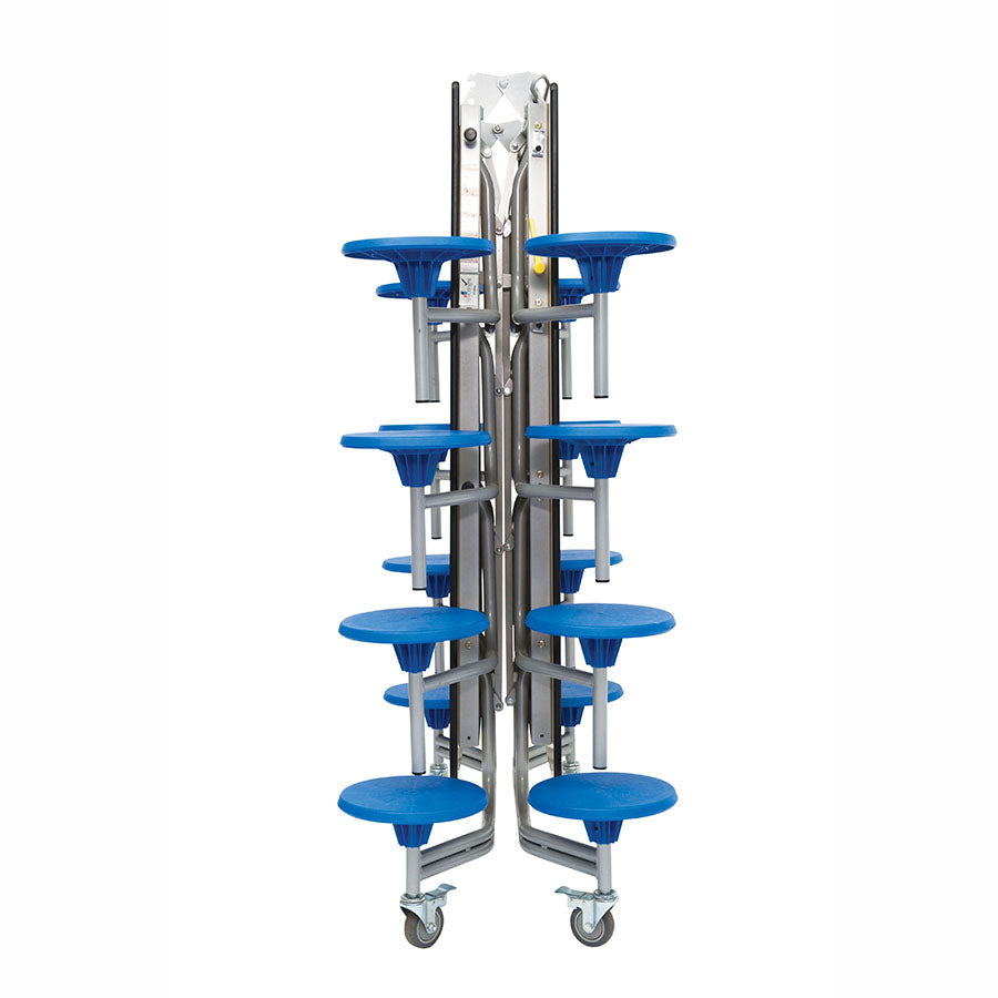Rectangular Mobile Folding Table with 16 Seats