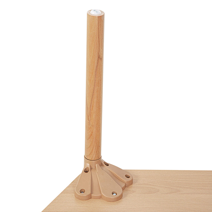 Beechwood Trapezoidal Table