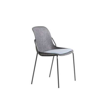 Felt Fine Chair with Upholstered Seat