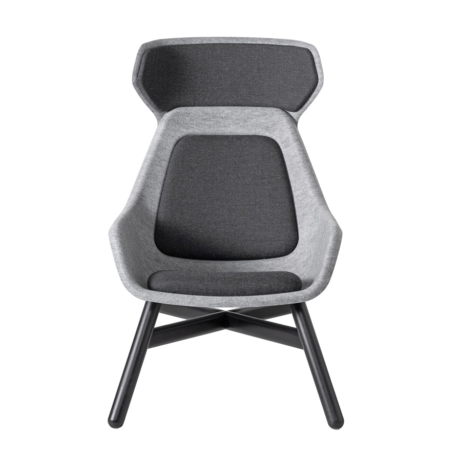 Felt Relax Wooden Frame Chair