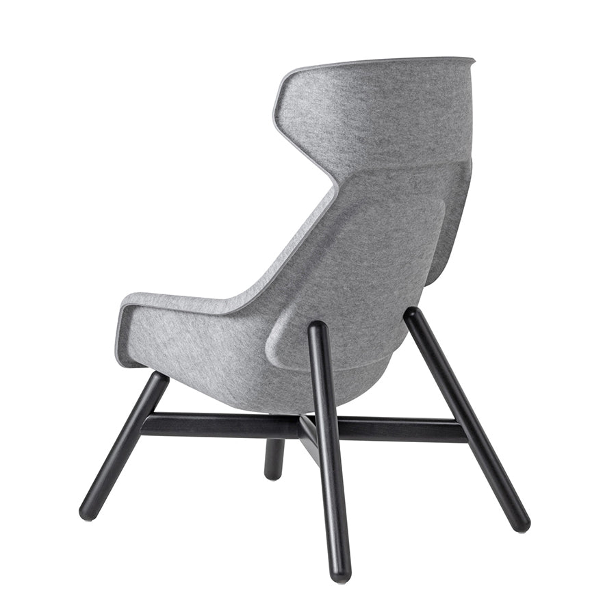 Felt Relax Wooden Frame Chair