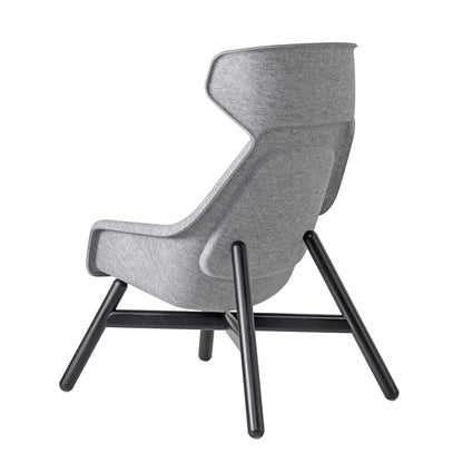 Felt Relax Wooden Frame Chair