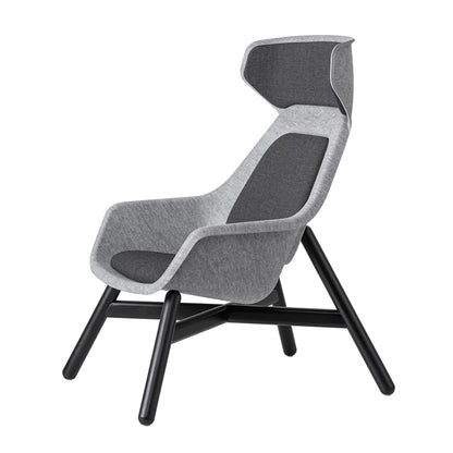 Felt Relax Wooden Frame Chair