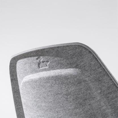 Felt Relax Skid Frame Chair