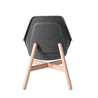 Felt Relax Wooden Frame Chair