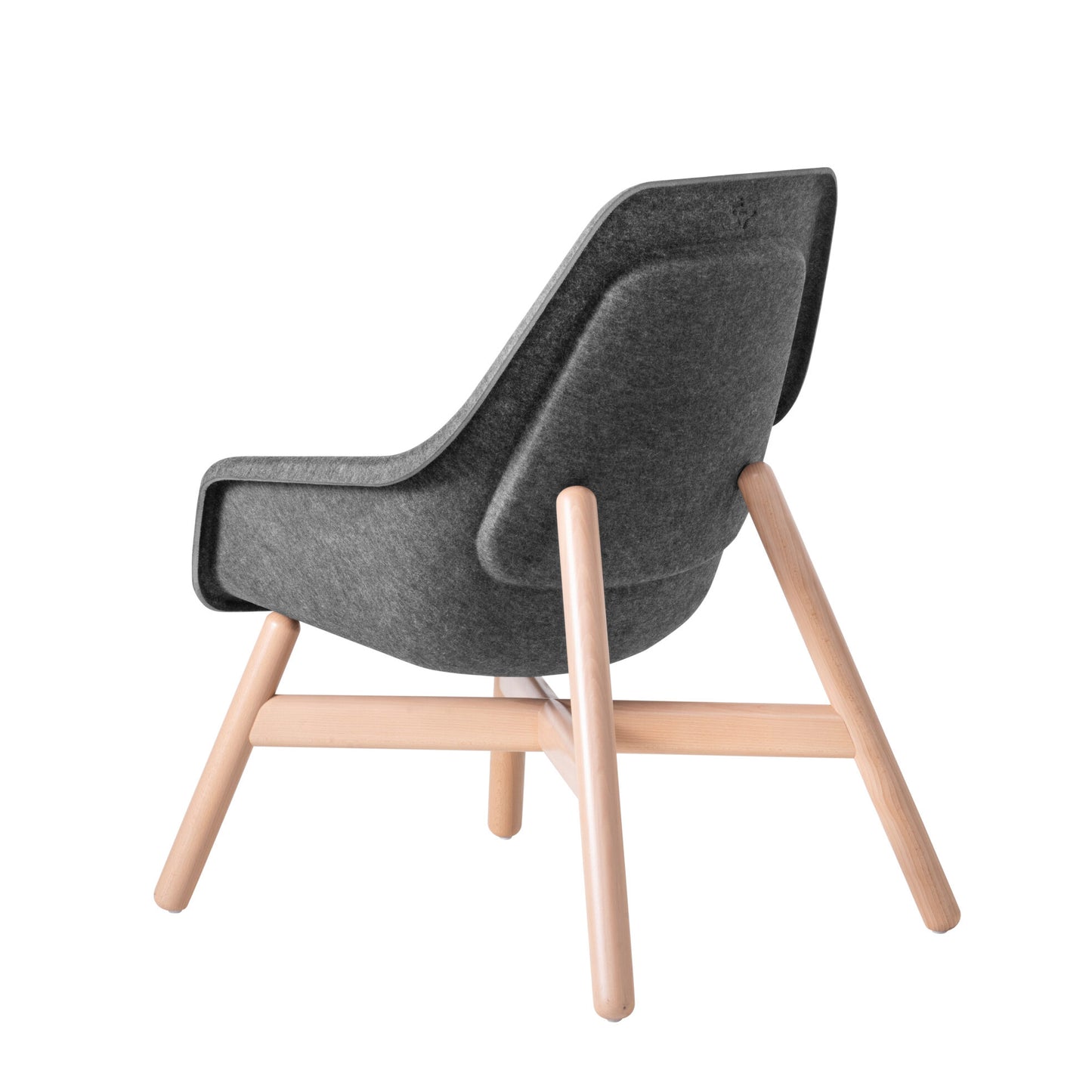 Felt Relax Wooden Frame Chair