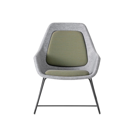 Felt Relax Skid Frame Chair