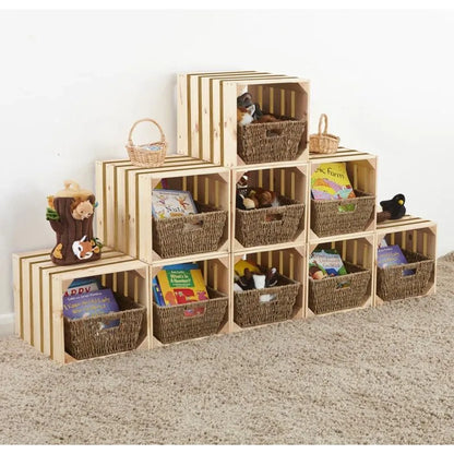 Modular Storage Squares (Set of 9 Wooden Frames)