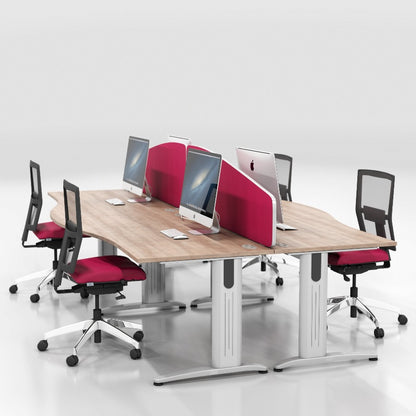 DominoBeam Wave Desk Right Hand