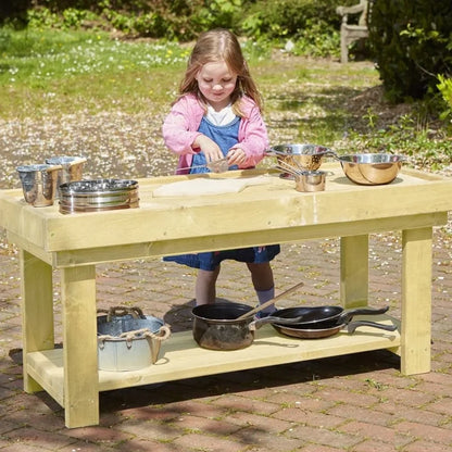 Sturdy Wooden Work Table