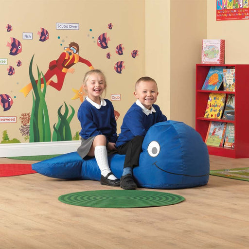 Bazzoo Sea Life Whale Bean Bag