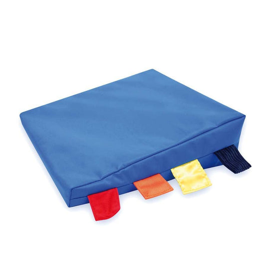 Sensory Touch Tags Posture Wedge Blue