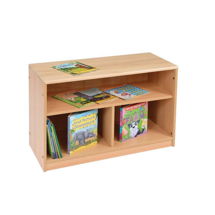 Rs Open Bookcase With Solid Back