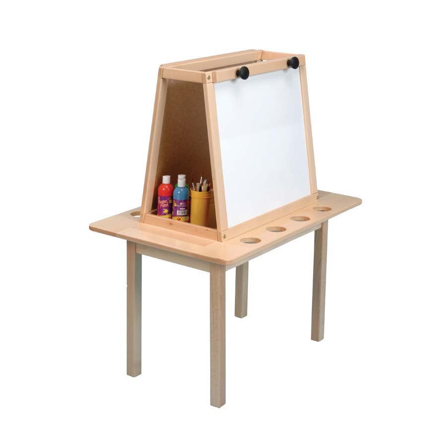 Two Sided Table Easel With Drywipe