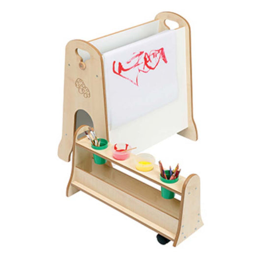 Mini & Toddle Range Low Easel With Storage Trolley