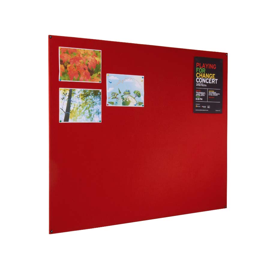 Frameless Felt Covered Noticeboard