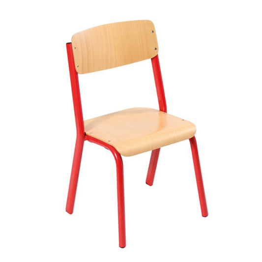 Alpha® 4 Leg Classroom Chair Bright Red RAL3000