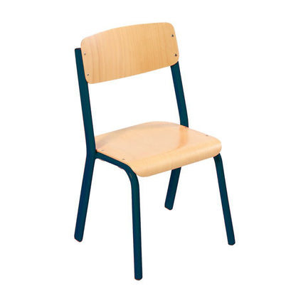 Alpha® 4 Leg Classroom Chair Steel Blue 5011
