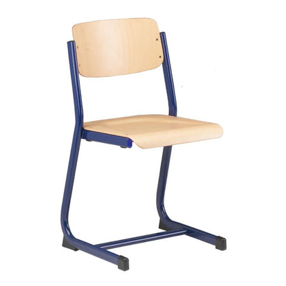 Alpha® Cantilever Classroom Chair Deep Blue RAL5013