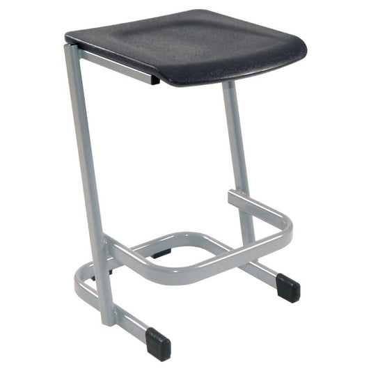 Alpha® Stactek Poly Stool Charcoal SS62460