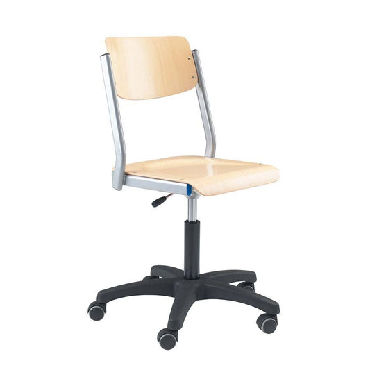 Alpha® Swivel Chair Silver RAL9106 CS50925