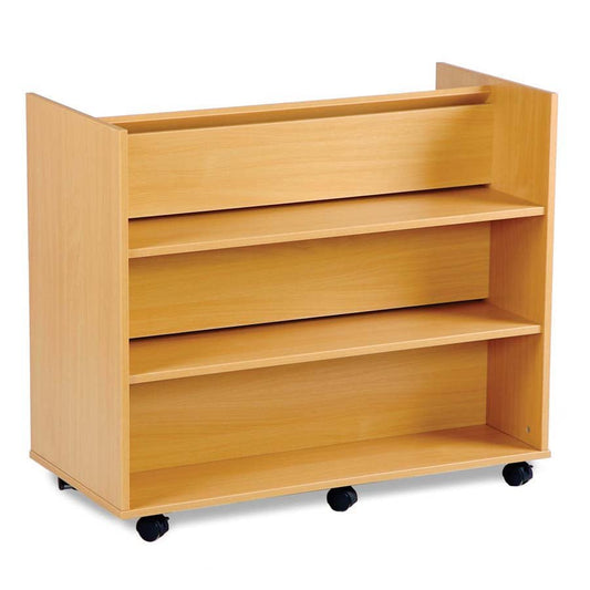 Calypso Library Unit with  3 Angled and 3 Straight Shelves