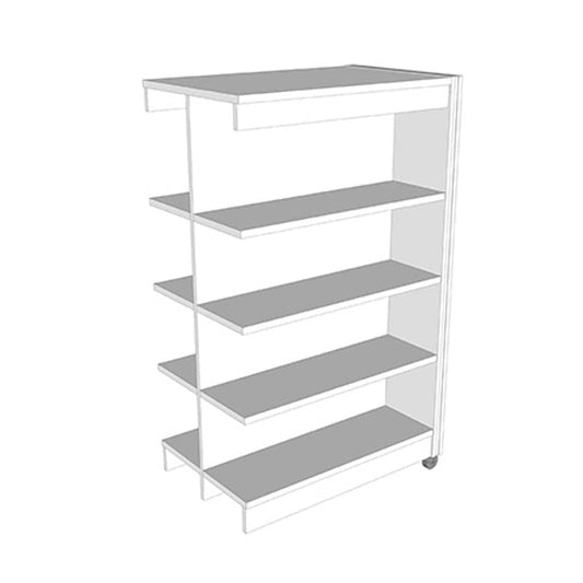 Calypso Add On Shelving Double Sided Static 1200X900